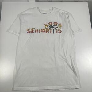 2009 Senioritis Gildan T-Shirt Retro Graphic‎ Tee Senior Graduation